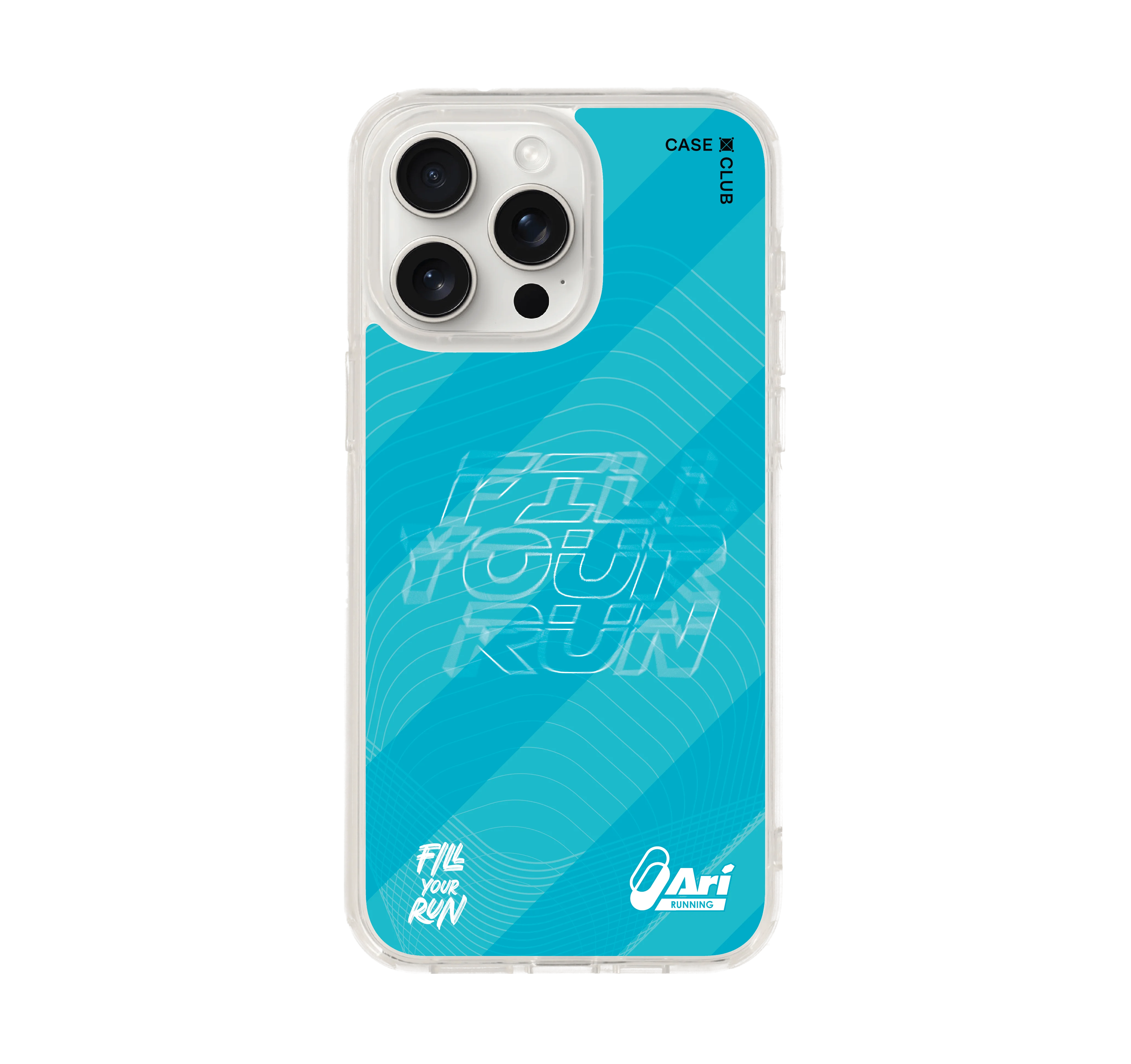 iphone 15 pro max clear case ari running